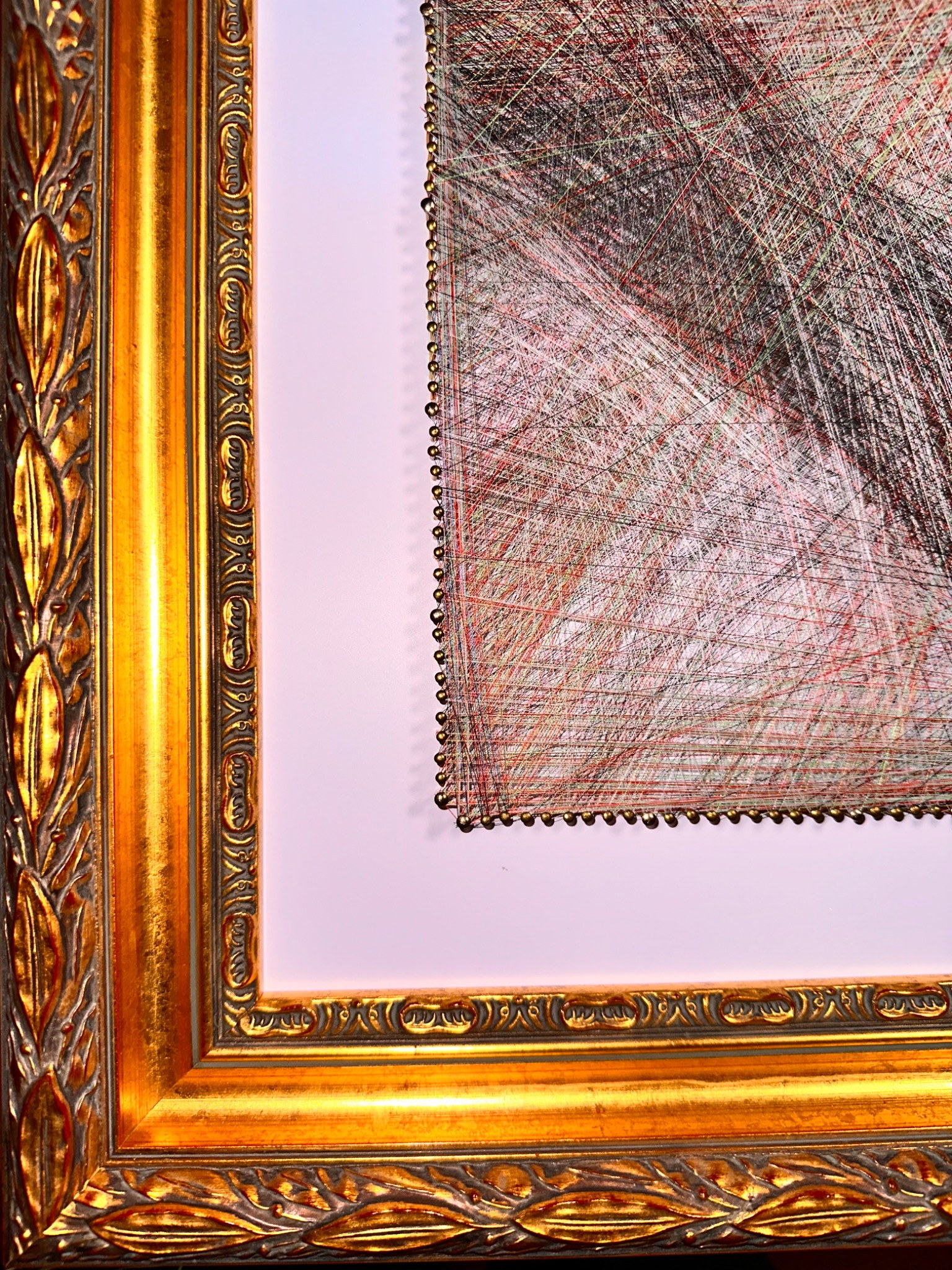 Italian carved wood frame