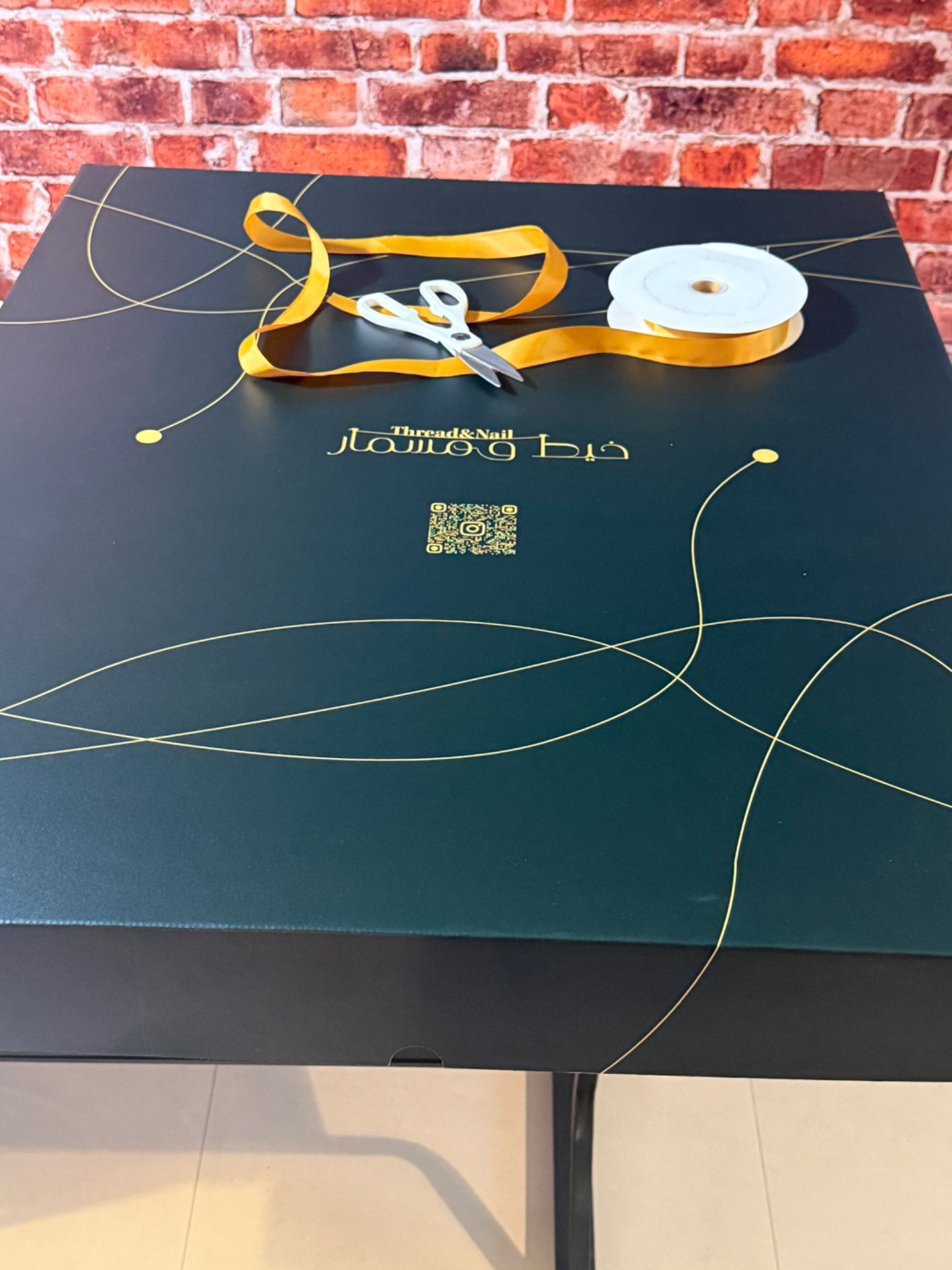 Preparing Thread & Nail gift packaging