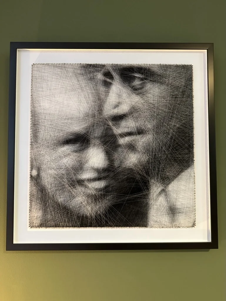 Forever customized thread portrait